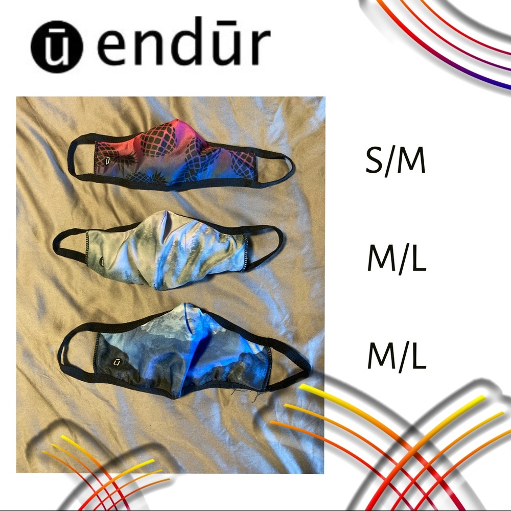 ☀️ ENDUR Performance mask NWOT (x3)